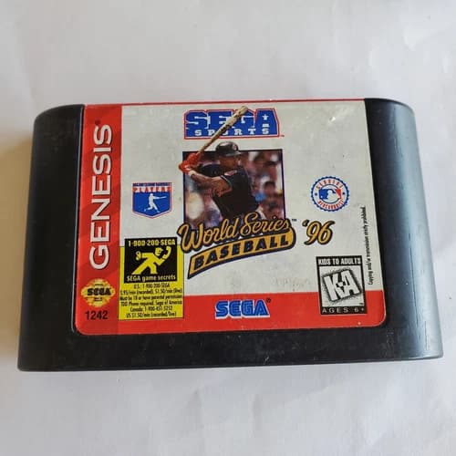 World Series Baseball '96 (Sega Genesis, 1996) TESTED AND WORKING