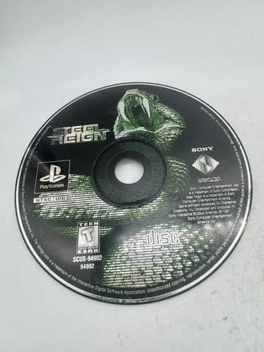 Sony PlayStation 1 PS1 STEEL REIGN Disc Only Tested *NO USPS TRACKING*