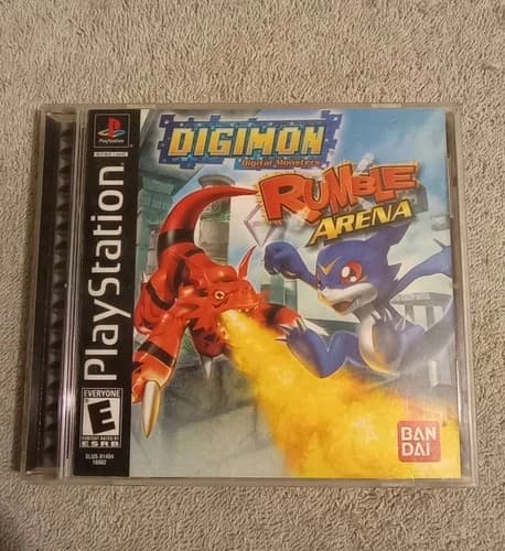 Digimon Rumble Arena (Sony PlayStation 1 PS1 2002) Black Label Complete CiB