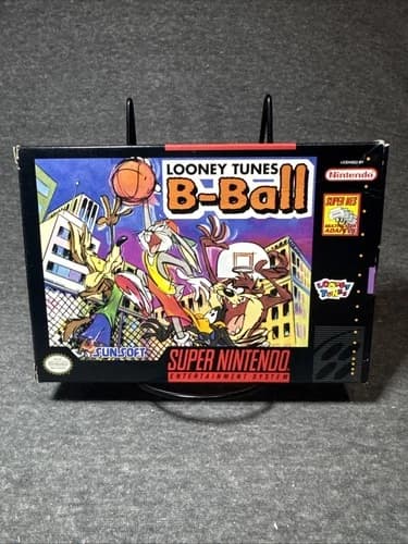 Looney Tunes B-Ball Super Nintendo Entertainment System SNES CIB 10