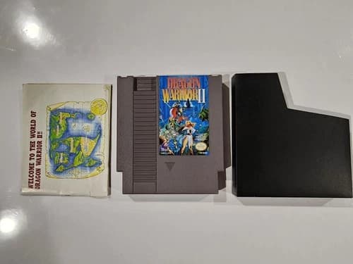 DRAGON WARRIOR II 2 - Nintendo NES - Authentic, TESTED AND WORKING! *READ*