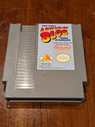 A Boy and His Blob: Trouble on Blobolonia NES Cartridge Tested Good