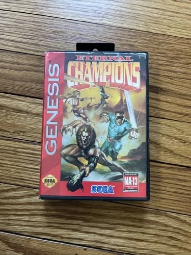 Eternal Champions (Sega Genesis, 1993) - CIB Tested Working