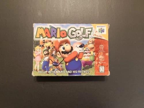 Mario Golf Nintendo CIB N64, 1999, Authentic Cartridge, Tested Working
