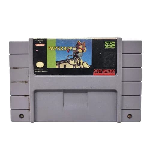 Paperboy 2 Super Nintendo Entertainment System 1991 SNES Authentic Tested