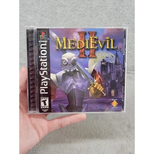MediEvil II 2 Sony PlayStation 1 PS1 2000 Action Adventure SCUS-94564 NTSC-U/C
