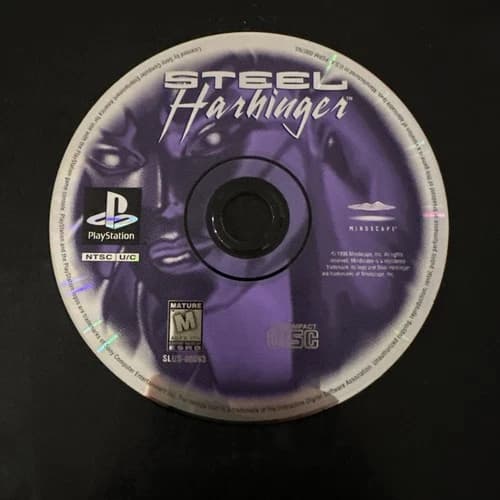 Steel Harbinger (Sony PlayStation 1 PS1 1996) Game Only - Tested