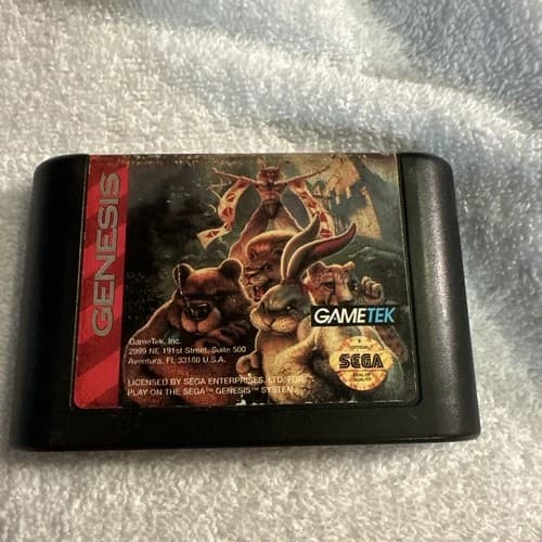 Brutal : Paws of Fury (Sega Genesis, 1994) Cartridge Only - Tested.