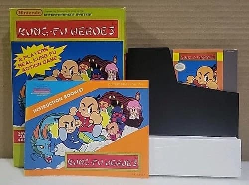Kung Fu Heroes (Nintendo Entertainment System, NES, 1989) - Complete CIB