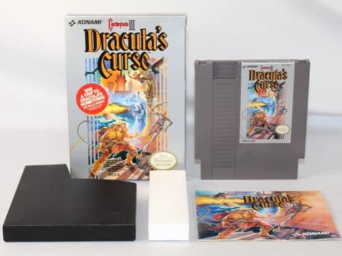 Castlevania III: Dracula's Curse NES Nintendo Complete CIB Good Condition! RARE!