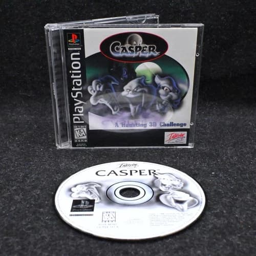 Casper A Haunting 3D Challenge - PlayStation 1, PS1 - Complete CIB Tested