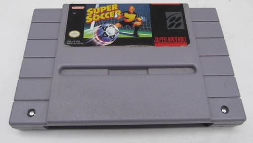 Super Soccer (SNES, 1992, Nintendo) SNS-FS-USA Authentic Cartridge Only TESTED
