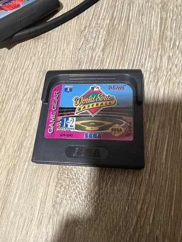 World Series Baseball (Sega Game Gear, 1993) Authentic Game Nice Shape - WORKS