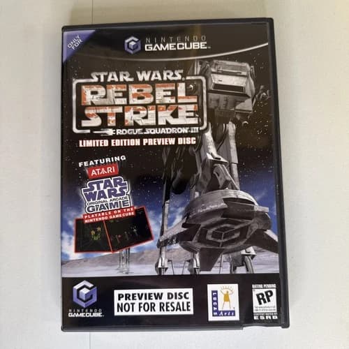 Star Wars Rogue Squadron III: Rebel Strike Nintendo GameCube Preview Disc Clean