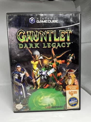 Gauntlet: Dark Legacy (Nintendo GameCube, 2002) Disc Only-Tested And Works Read