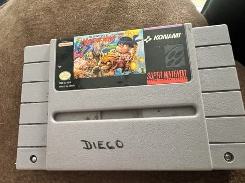 The Legend of the Mystical Ninja Super Nintendo SNES NTSC Game Cartridge ￼