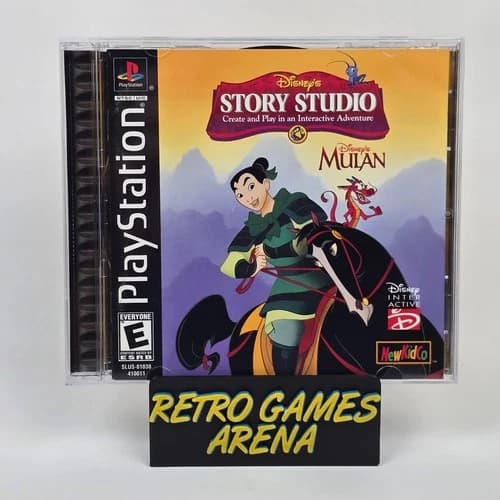 Disney's Story Studio: Mulan (PlayStation 1 PS1) CIB COMPLETE
