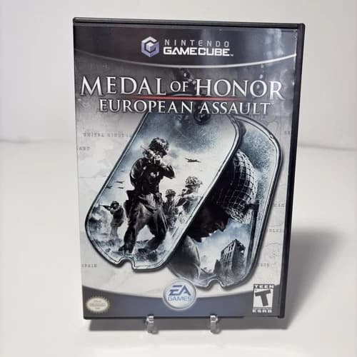Medal of Honor European Assault Nintendo Gamecube Complete CIB Tested Clean