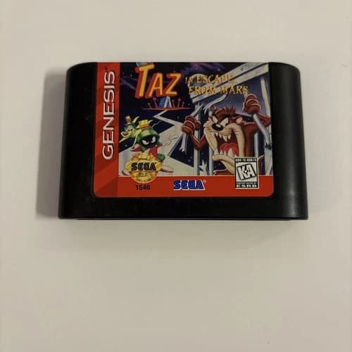 Taz In Escape From Mars Sega Genesis Cartridge Only TESTED WORKS
