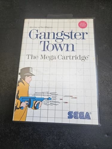 Sega Gangster Town Master System 1987 Complete in Box with Manual