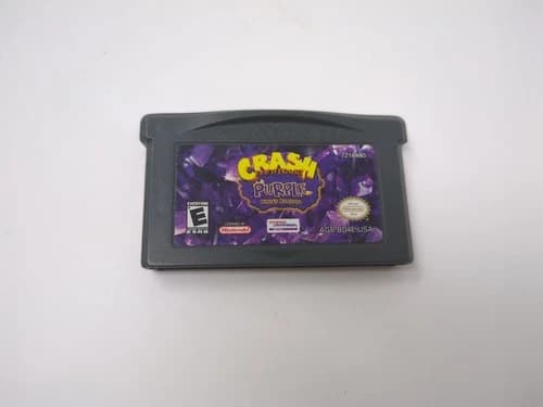 Crash Bandicoot Purple Ripto's Rampage Cartridge Only (Nintendo GBA 2004) Tested