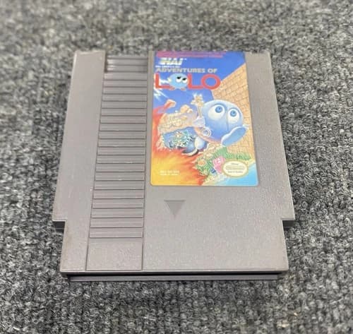 Adventures of Lolo NES Cart Only *** Tested, Working *** Authentic