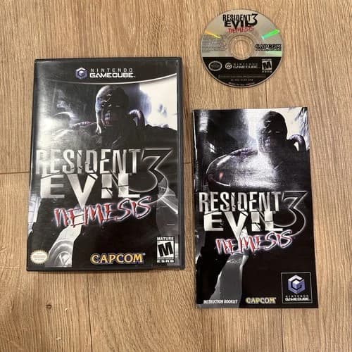Resident Evil 3: Nemesis (GameCube, 2006) Complete In Box (CIB) - Tested/Working