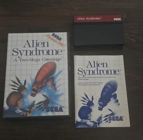 SEGA MASTER SYSTEM ALIEN SYNDROME COMPLETE