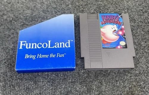 Kirbys Adventure Nintendo NES - Authentic Cleaned Tested Working Game Only