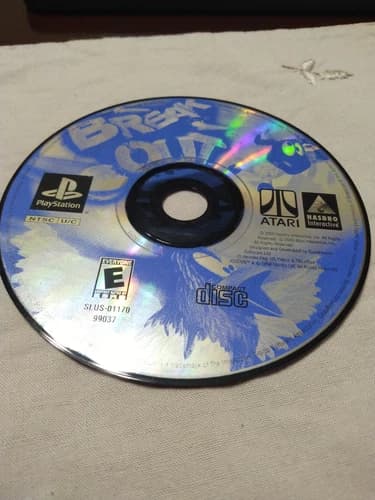Breakout (Sony PlayStation 1, 2000) tested disc only fast shipping