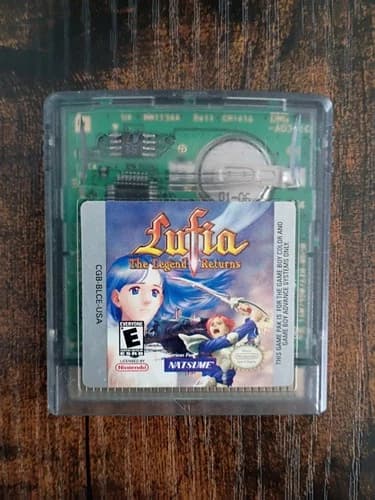 Authentic Nintendo Game Boy Color Lufia: The Legend Returns Cartridge Only