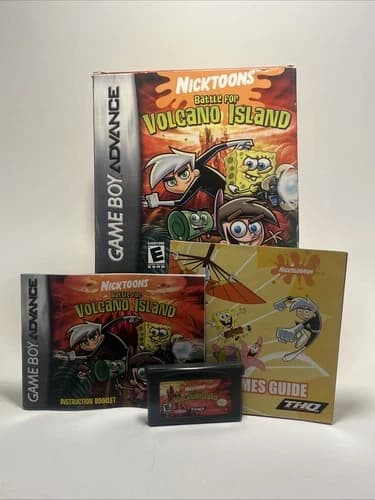 Nicktoons: Battle for Volcano Island (Nintendo Game Boy Advance, 2006) - CIB