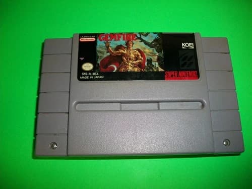 Gemfire (SNES Super Nintendo) Authentic, Cleaned, Tested & Working, Cart Only