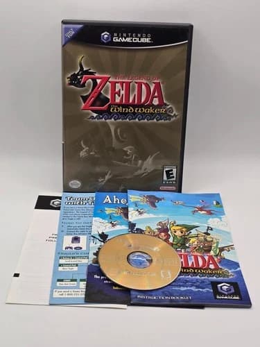 The Legend of Zelda The Wind Waker (Nintendo GameCube, 2009) CIB Tested