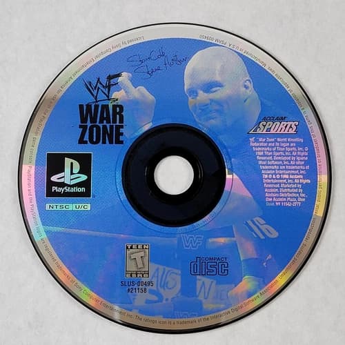 WWF War Zone - Loose Sony PS1 Playstation 1 Disc