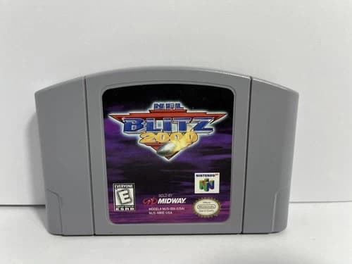 NFL Blitz 2000 Nintendo 64 N64 Authentic Game Cart Only Tested Working Midway