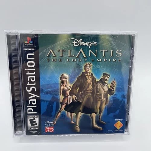 Disney's Atlantis: The Lost Empire PS1 PlayStation 1 Complete CIB