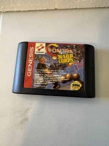 Contra: Hard Corps (Sega Genesis) Cartridge Only Tested Ships Free