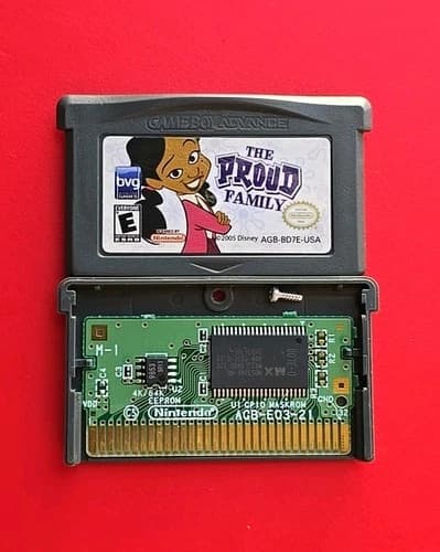 The Proud Family Game Boy Advance Nintendo GBA Authentic Kids Classic