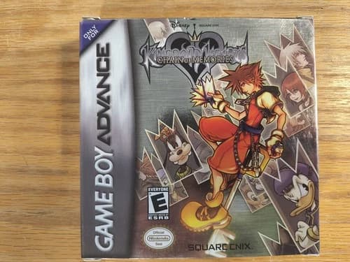 Kingdom Hearts: Chain of Memories GBA Game Boy Advance CIB Complete In Box