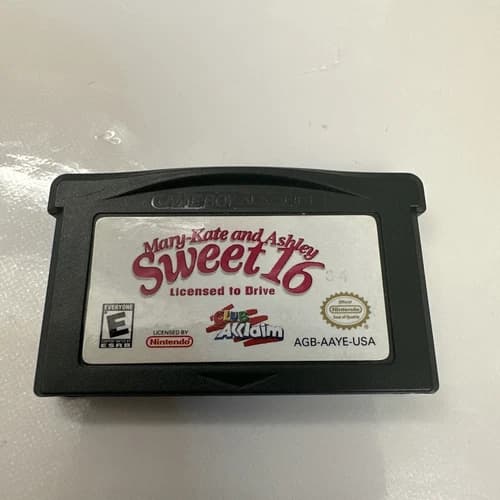 Mary-Kate and Ashley: Sweet 16 Licensed to Drive (Nintendo GameBoy Advance, GBA)