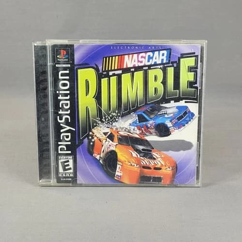 NASCAR Rumble (Sony PlayStation 1, PS1) NTSC U/C EA Sports Complete CIB
