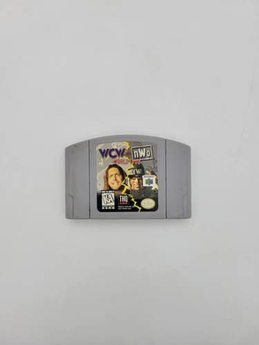 WCW vs. NWO World Tour - Nin 64 N64 Tested Authentic w/ Top Label