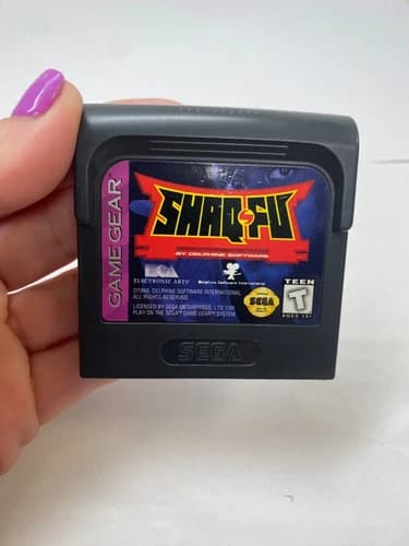 Shaq-Fu Sega Game Gear Cartridge