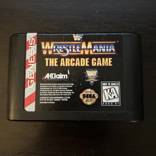 WWF WrestleMania: The Arcade Game (Sega Genesis, 1995) Tested