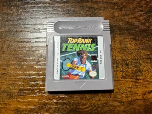 Top Rank Tennis (Nintendo Game Boy, 1993)