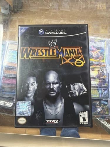 WWE WrestleMania X8 Player's Choice (Nintendo GameCube, 2004) CIB Complete