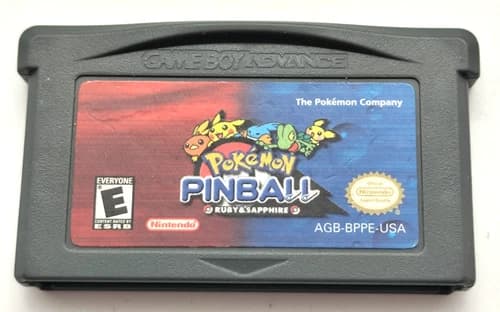 Pokemon Pinball Ruby Sapphire (Game Boy Advance GBA 2003) *Cart Only* Authentic!