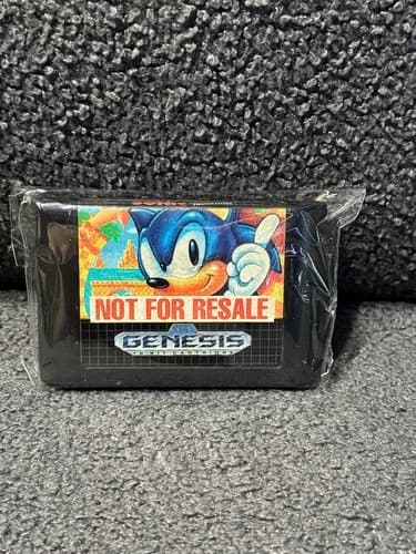 Sonic the Hedgehog (Sega Genesis, 1991) NOT FOR RESALE Cartridge Only Tested