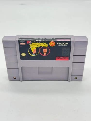 MTV's Beavis and Butthead Super Nintendo SNES Game Free Shipping